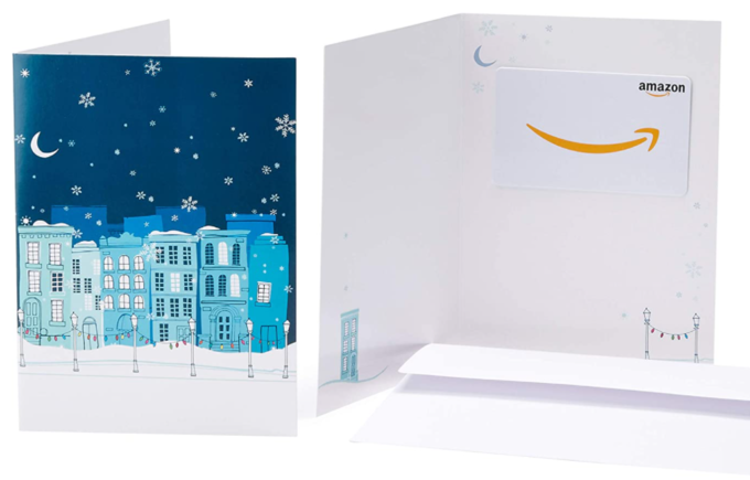 Amazonギフト券グリーティングカードタイプクリスマスプレゼント用