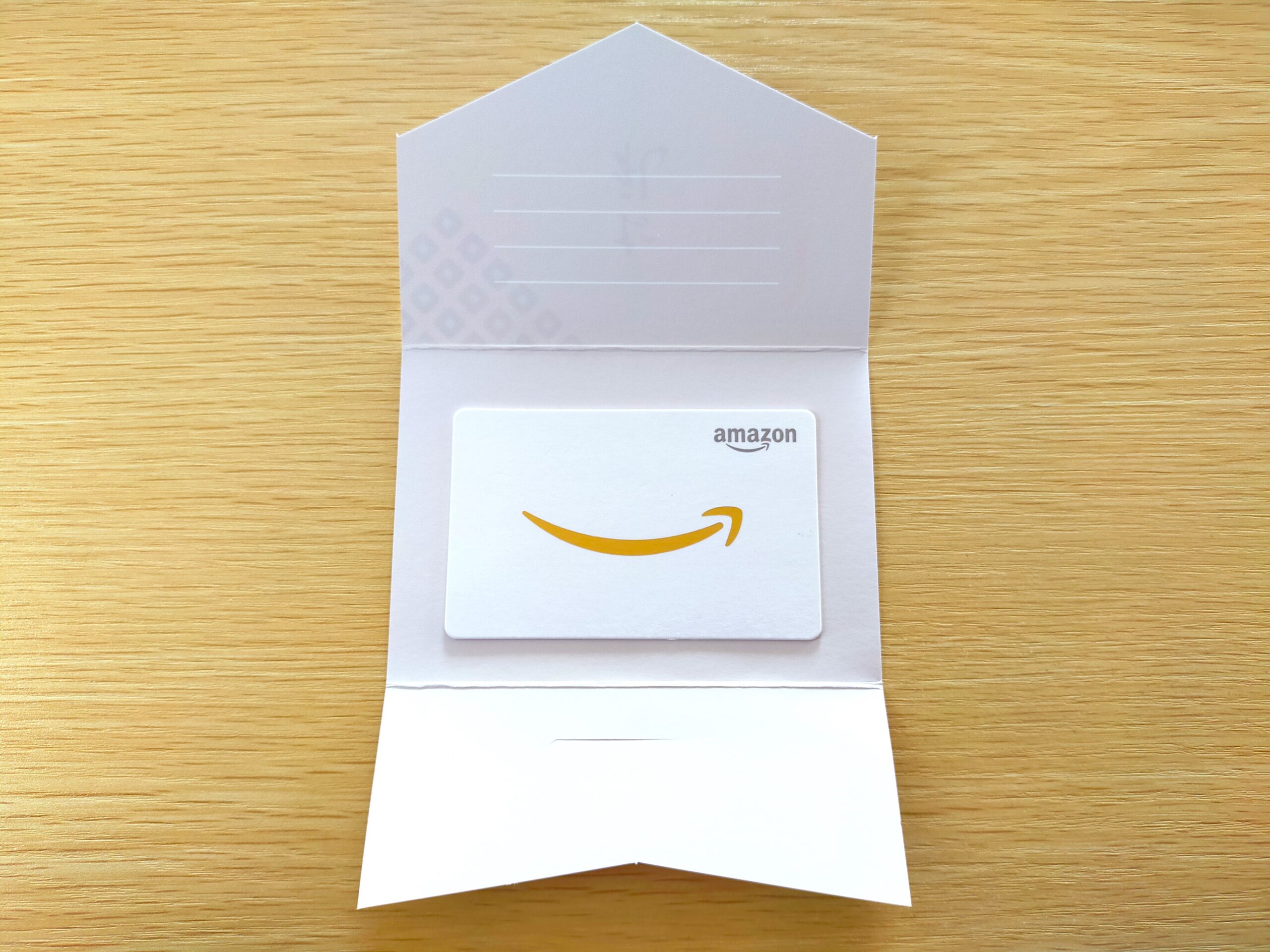 Amazonギフトカード 封筒タイプ - ミニサイズ 鹿の子(お礼)