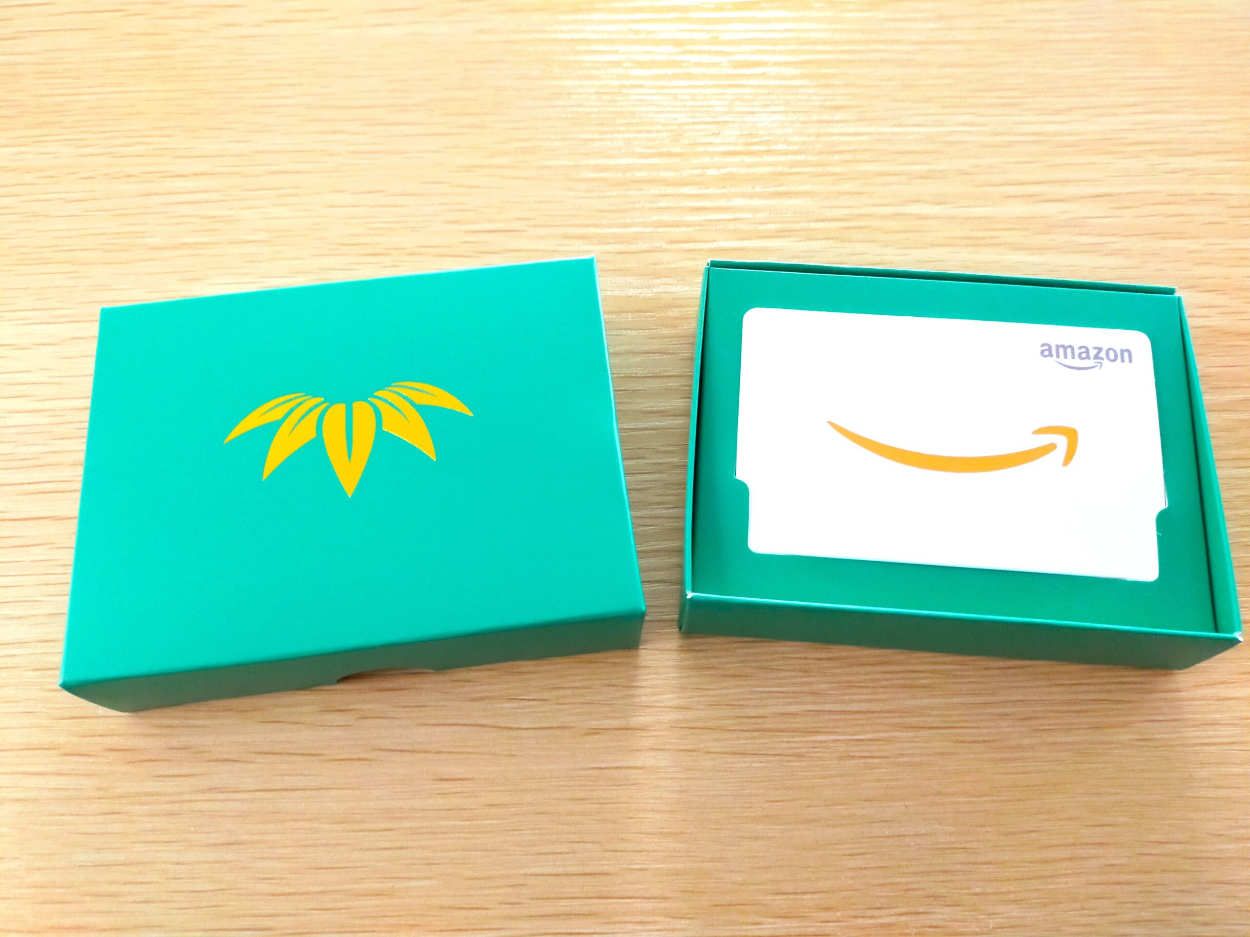 Amazonギフトカード ボックスタイプ　ミニボックス 梅結び(若竹色)